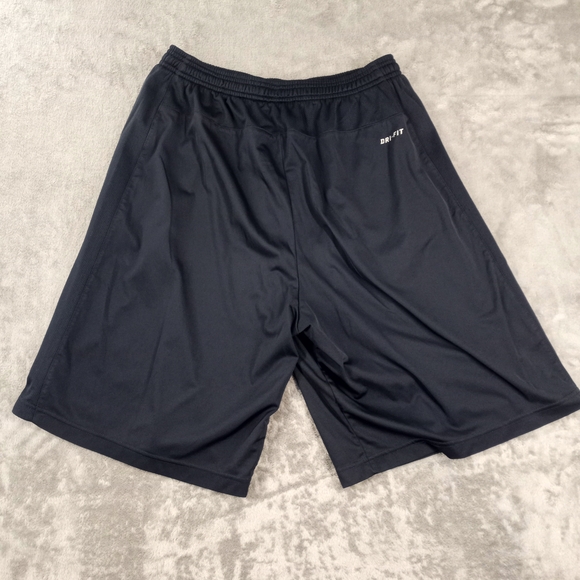 Nike Men’s Black Athletic Shorts with Swoosh - Picture 3 of 12